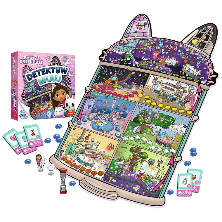 Trefl, Koci Domek Gabi, Spy Guy, Detektyw Miau, gra familijna
