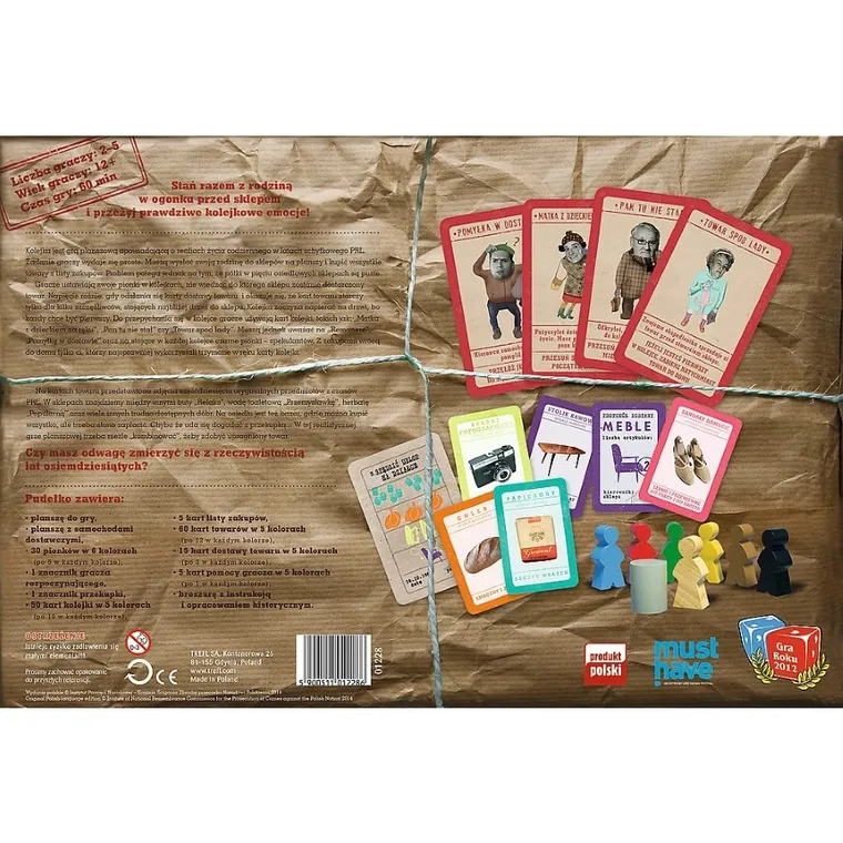 Trefl, Kolejka, wersja polska, gra familijna