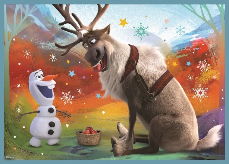 Trefl, Kraina Lodu 2, Niezwykły świat, puzzle 4w1