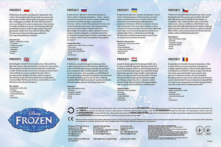 Trefl, Kraina Lodu, Śnieżna przygoda, gra familijna