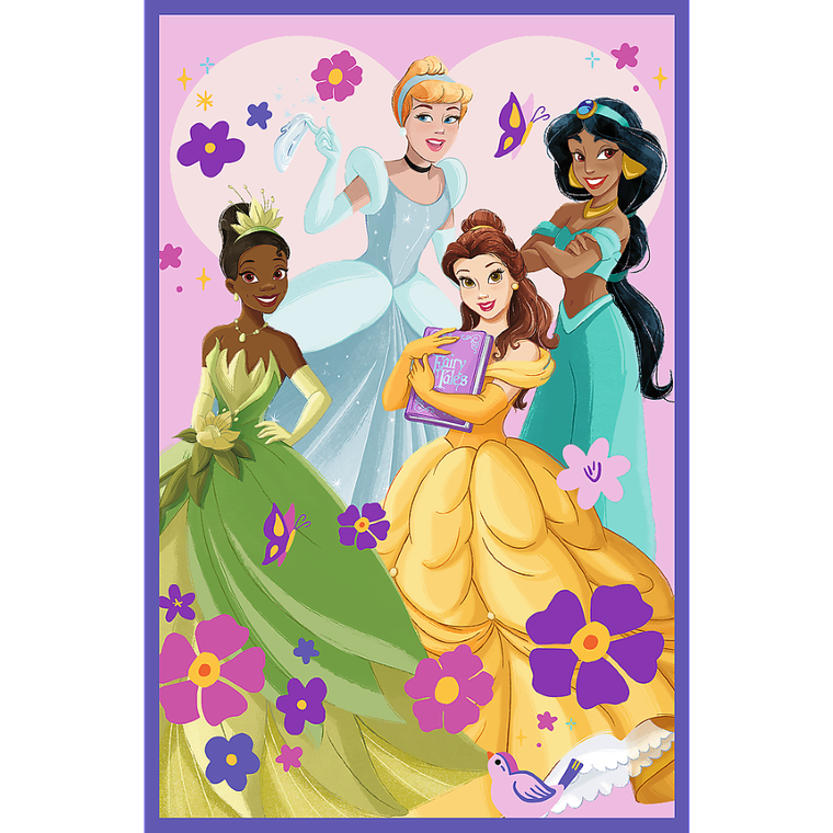 Trefl, Księżniczki Disneya, Księżniczki przyjaciółki, puzzle, 3-80 elementów