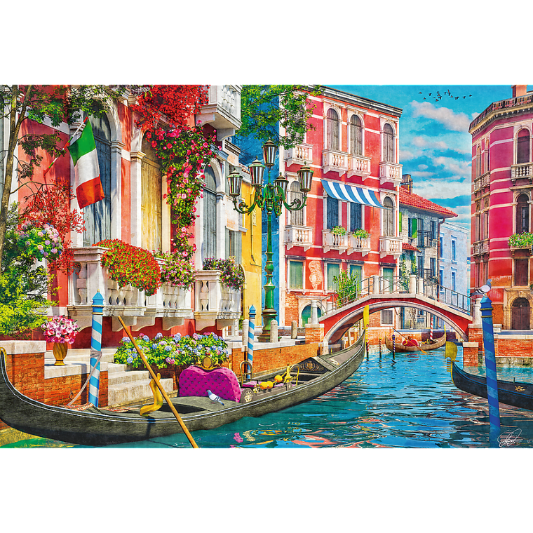 Trefl, Letnie popołudnie w Wenecji, puzzle, 1500 elementów
