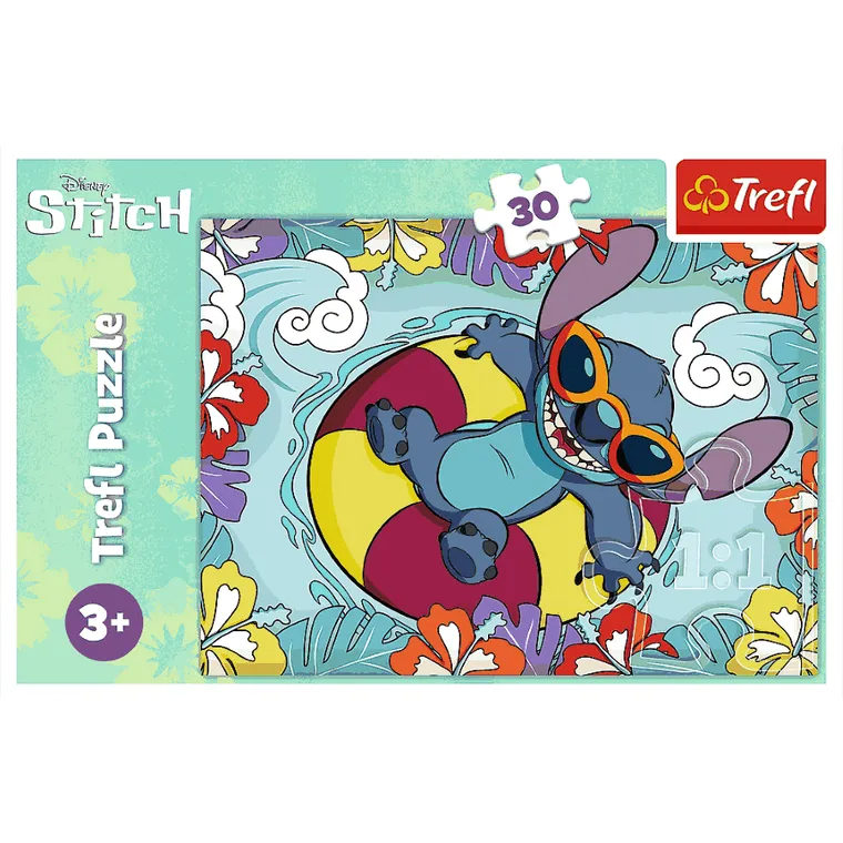 Trefl, Lilo i Stitch na wakacjach, puzzle, 30 elementów