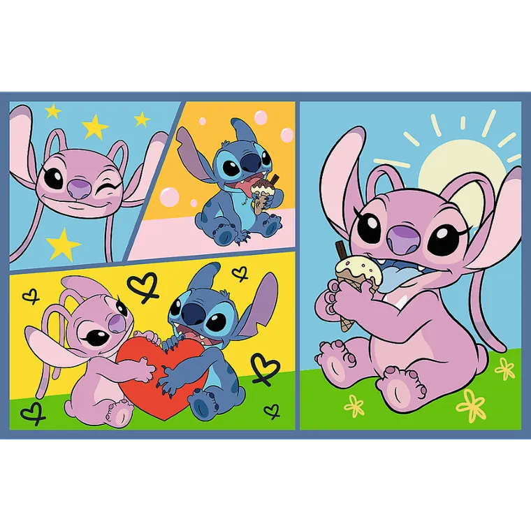 Trefl, Lilo i Stitch, Ze Stitchem nie ma nudy, puzzle, 2-70 elementów