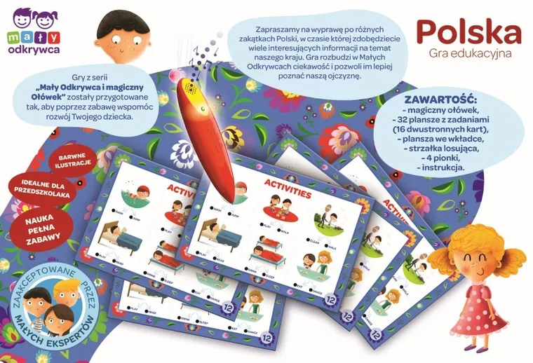 Trefl, Magiczny ołówek, Polska, gra edukacyjna