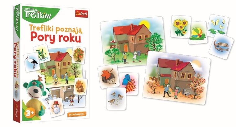 Trefl, Mały odkrywca, Pory roku, gra edukacyjna