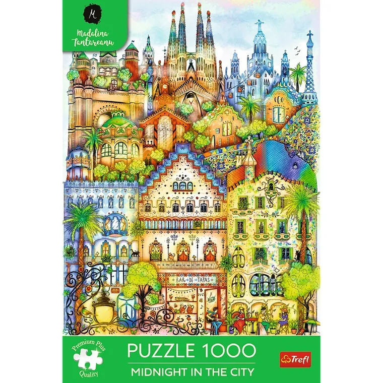 Trefl, Midnight in the City: O północy w Barcelonie, puzzle, 1000 elementów