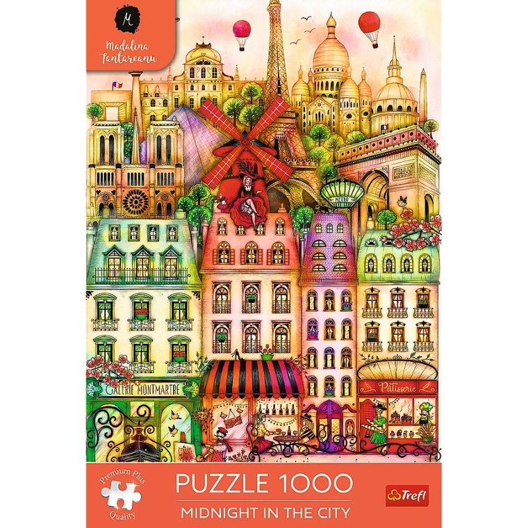Trefl, Midnight in the City: O północy w Paryżu, puzzle, 1000 elementów