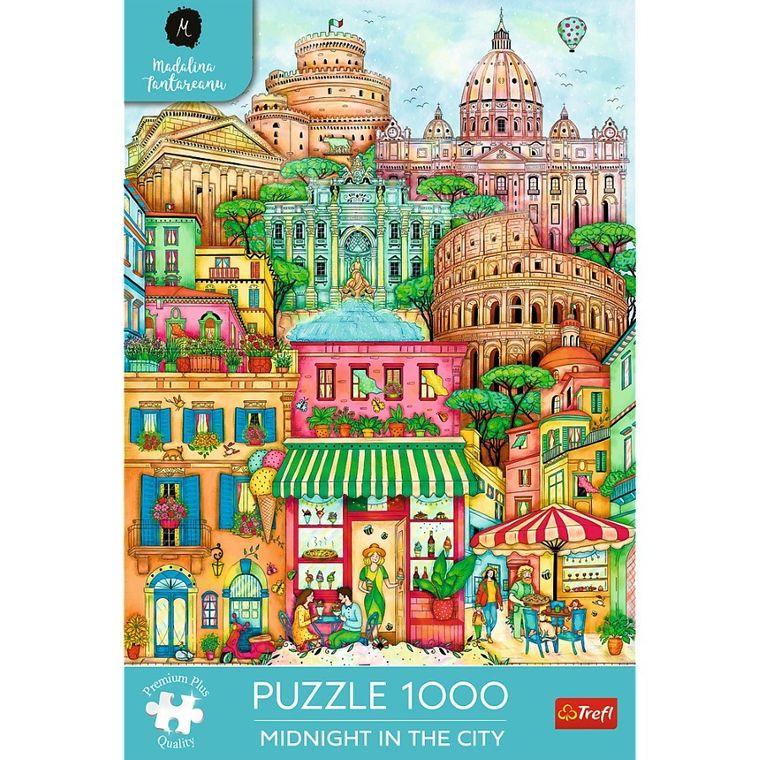 Trefl, Midnight in the City: O północy w Rzymie, puzzle, 1000 elementów