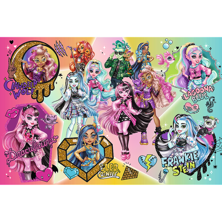Trefl, Monster High, Zombie górą! puzzle, 300 elementów