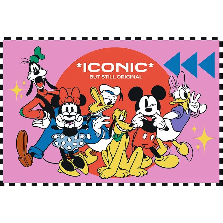 Trefl, Myszka Miki, Czas z przyjaciółmi, puzzle, 2-200 elementów