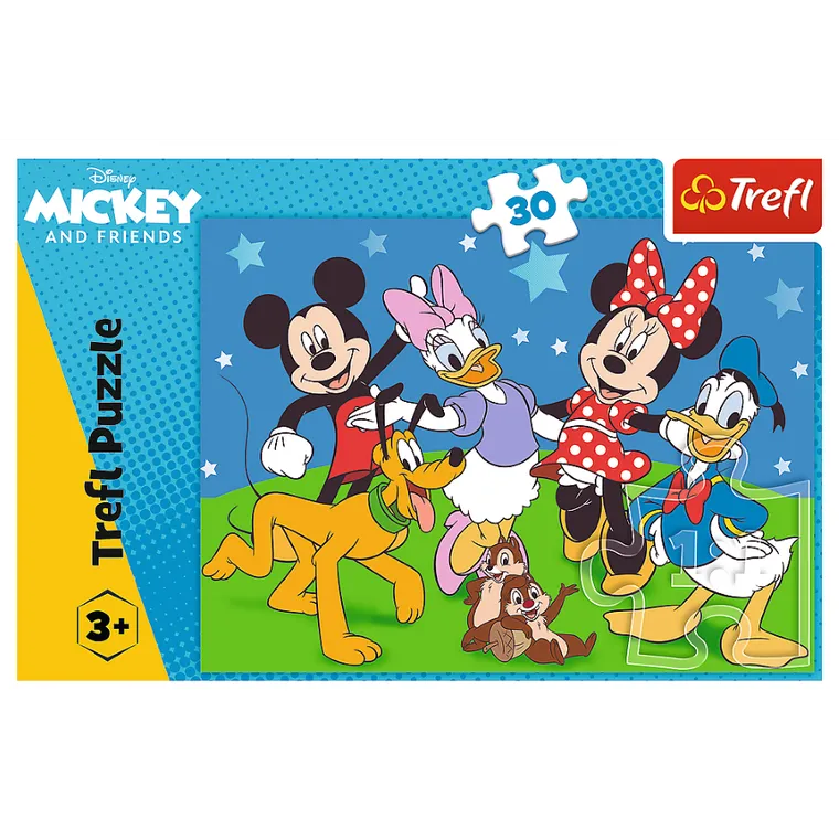 Trefl, Myszka Miki, Mysie sprawy, puzzle, 30 elementów