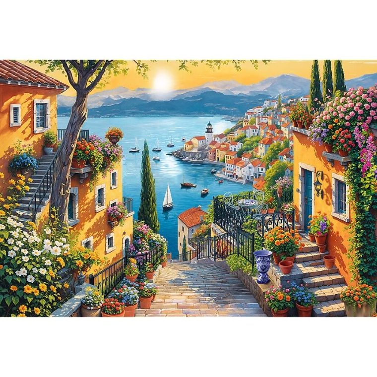 Trefl, Nadmorski widok, puzzle, 1500 elementów