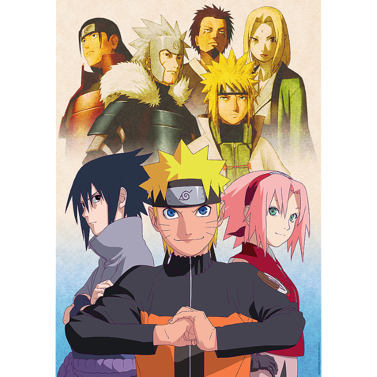 Trefl, Naruto Shippuden, Drużyna Naruto Masashi Kishimoto, puzzle, 1000 elementów