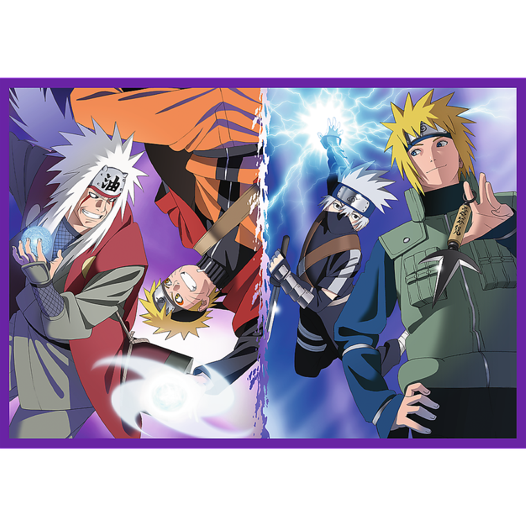 Trefl, Naruto Shippuden, Przygody Naruto Uzumaki, puzzle, 4-250 elementów