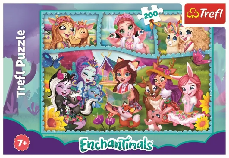 Trefl, Niezwykły świat Enchantimals, puzzle, 200 elementów
