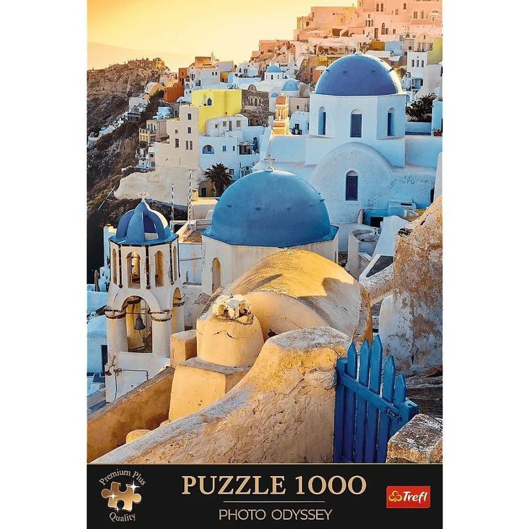 Trefl, Photo Odyssey, Miasteczko Oia, Santorini, puzzle, 1000 elementów
