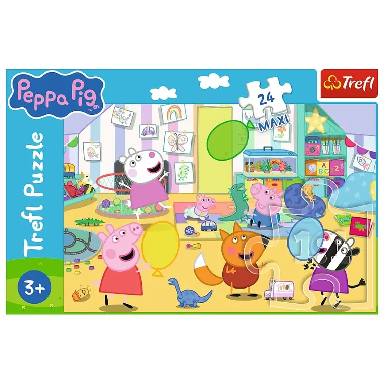 Trefl, Piękna Peppa, puzzle maxi, 24 elementów