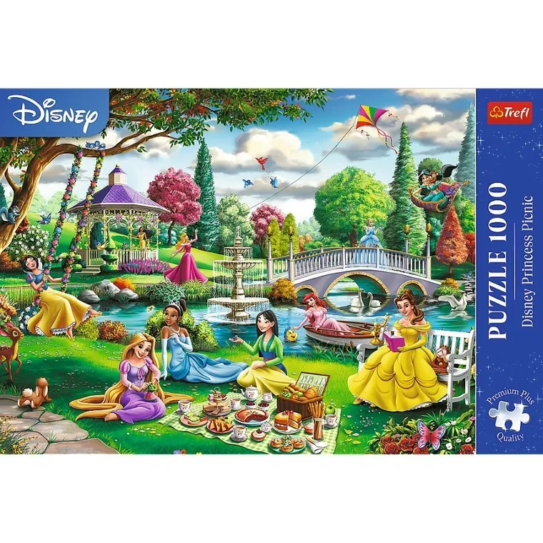 Trefl, Piknik z Księżniczkami Disneya, puzzle, 1000 elementów