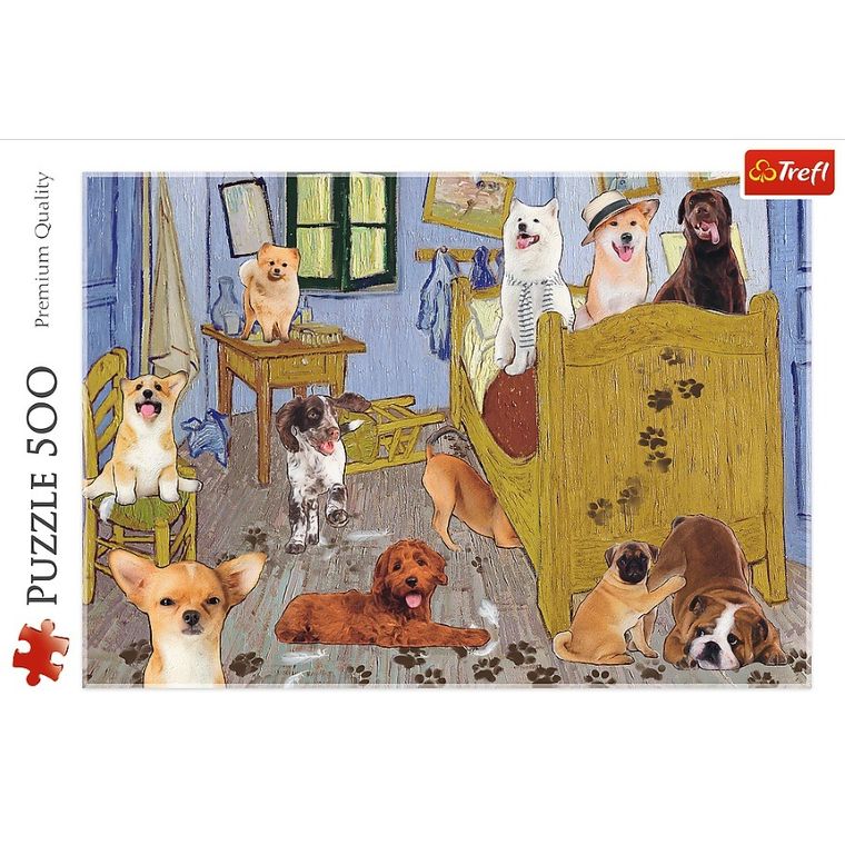 Trefl, Pokój van Gogha, Psia Rewolucja, puzzle, 500 elementów