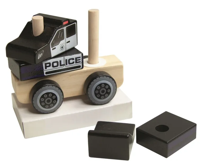 Trefl, Policja, zabawka drewniana