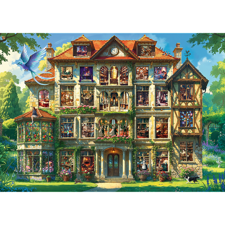 Trefl, Premium Plus, At Home Fantasy, Rezydencja pełna sekretów, puzzle, 1000 elementów