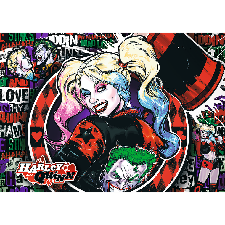 Trefl, Premium Plus, Batman, Harley Quinn, puzzle, 1000 elementów