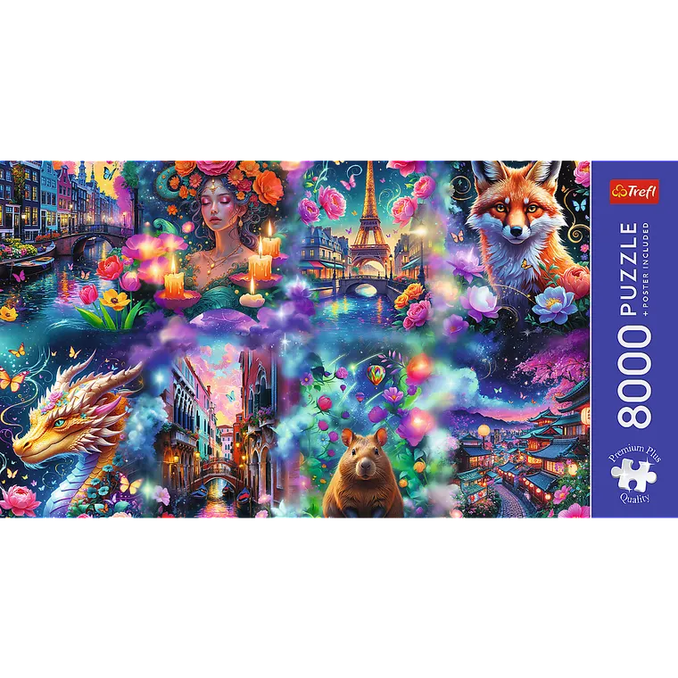 Trefl, Premium Plus, Colorful World, puzzle, 8000 elementów