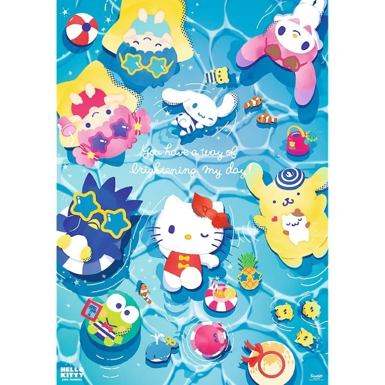 Trefl, Premium Plus, Hello Kitty, Letnie Wibracje, puzzle, 1000 elementów