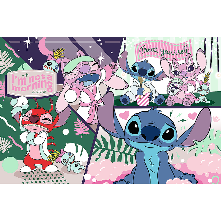 Trefl, Premium Plus Kids, Lilo i Stitch, Kosmiczny duet, puzzle, 300 elementów