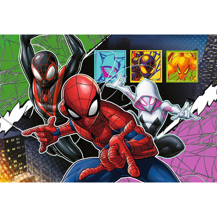 Trefl, Premium Plus Kids, Spider-Man, Bohaterski pająk, puzzle, 100 elementów