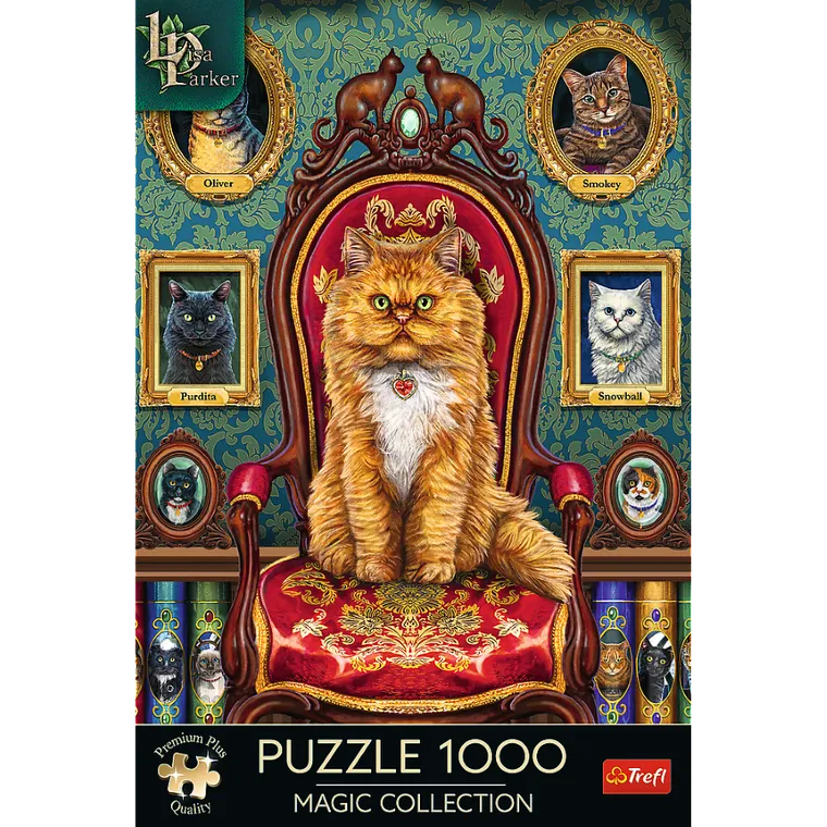 Trefl, Premium Plus, Magic Collection, Lisa Parker, Kotomania, puzzle, 1000 elementów