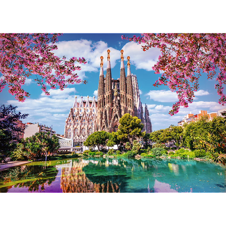 Trefl, Premium Plus, Photo Odyssey, Bazylika Sagrada Família, Barcelona, puzzle, 1000 elementów