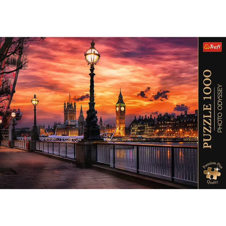 Trefl, Premium Plus, Photo Odyssey, Big Ben, Londyn, puzzle, 1000 elementów