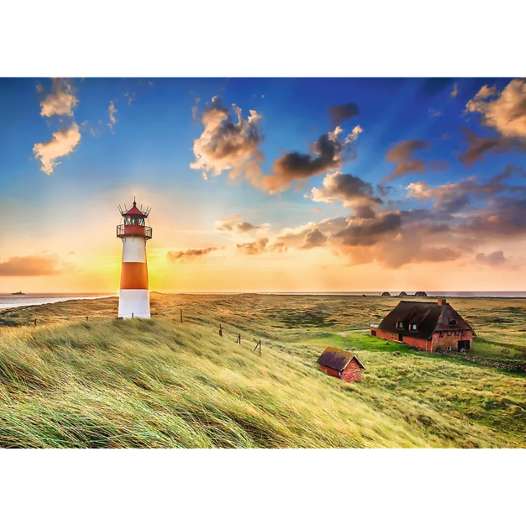 Trefl, Premium Plus, Photo Odyssey, Latarnia w List, Niemcy, puzzle, 1000 elementów