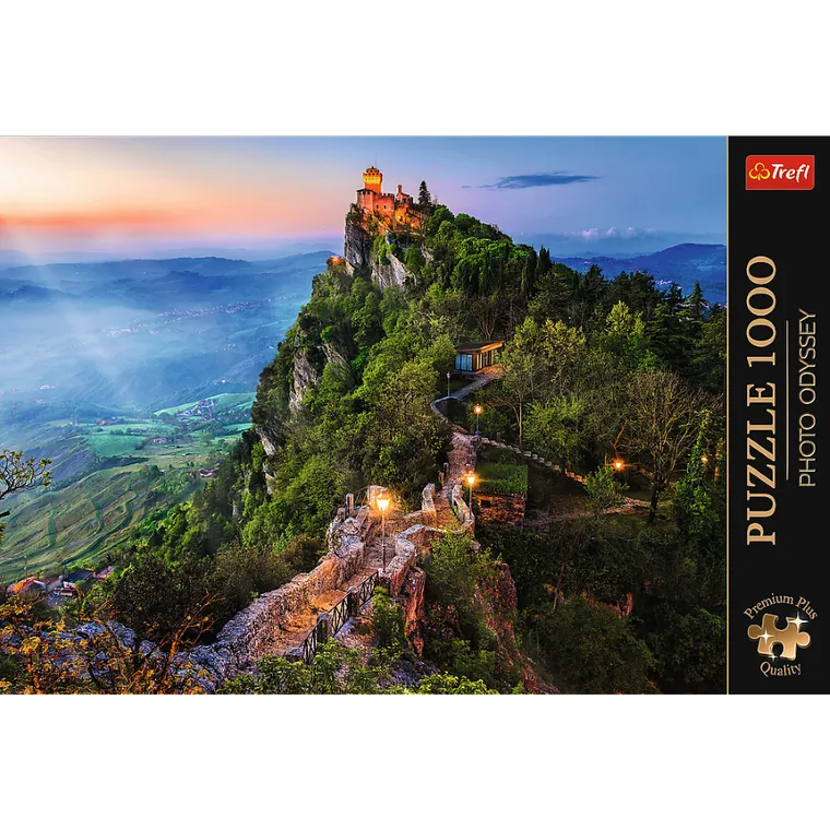Trefl, Premium Plus, Photo Odyssey, Wieża Cesta, San Marino, puzzle, 1000 elementów