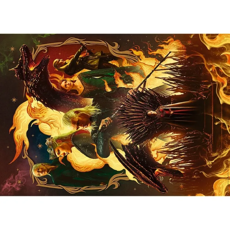 Trefl, Premium Plus, Ród Smoka, puzzle, 1000 elementów