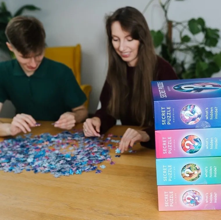 Trefl, Premium Plus, Secret Puzzle, Aurora, puzzle, 1000 elementów