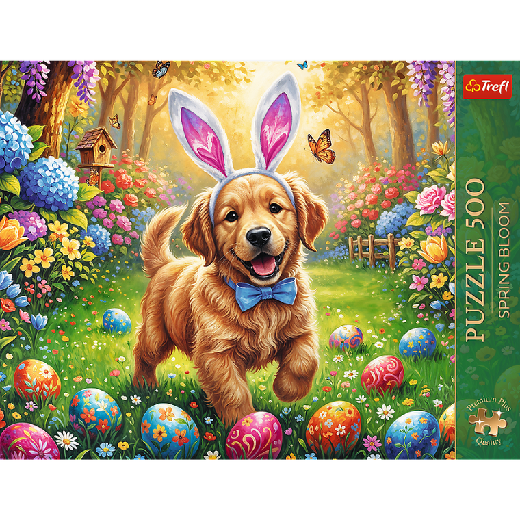 Trefl, Premium Plus, Spring Bloom, Wielkanocny piesek, puzzle, 500 elementów