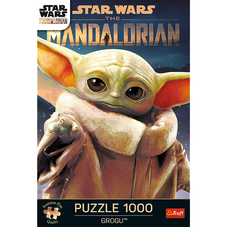 Trefl, Premium Plus, Star Wars, The Mandalorian, Grogu, puzzle, 1000 elementów