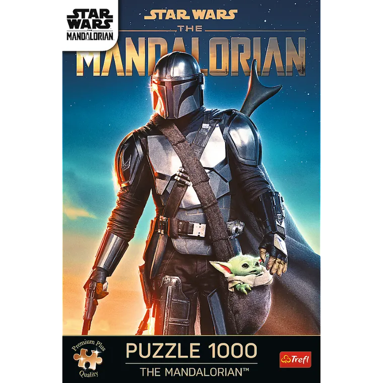 Trefl, Premium Plus, Star Wars, The Mandalorian, puzzle, 1000 elementów