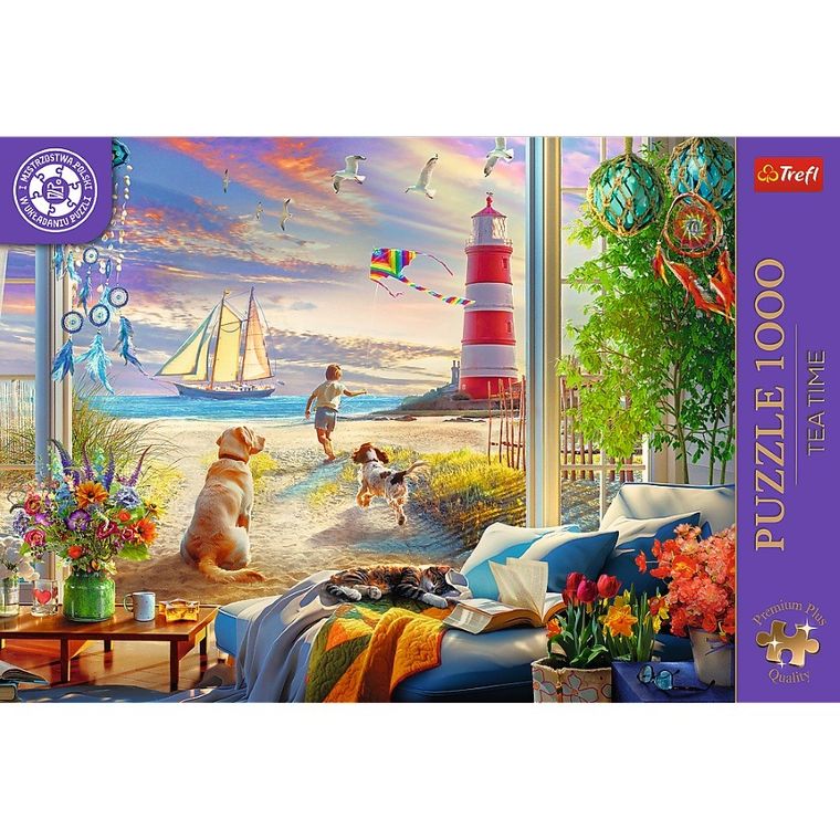 Trefl, Premium Plus, Tea Time, Letnia bryza, puzzle, 1000 elementów