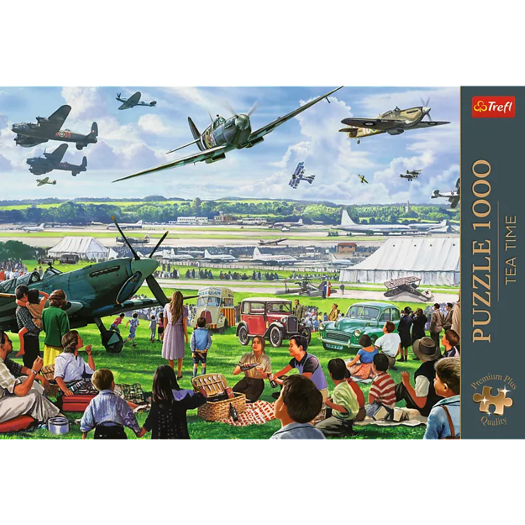 Trefl, Premium Plus, Tea Time, Pokaz lotniczy, puzzle, 1000 elementów