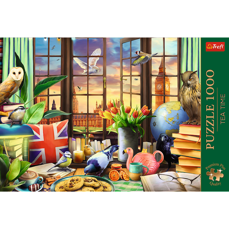 Trefl, Premium Plus, Tea Time, Wszystko co brytyjskie, puzzle, 1000 elementów