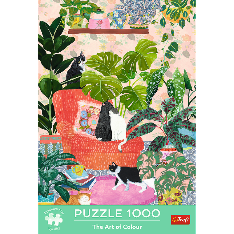 Trefl, Premium Plus, The Art of Colour, Nie ma to jak w domu, puzzle, 1000 elementów