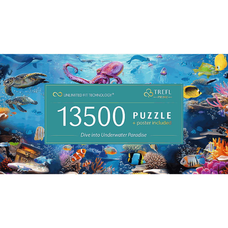 Trefl, Prime UFT, Dive into Underwater Paradise, puzzle, 13500 elementów
