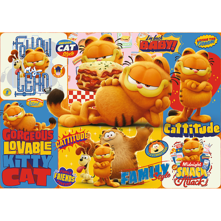 Trefl, Przygody Garfielda, puzzle, 1000 elementów