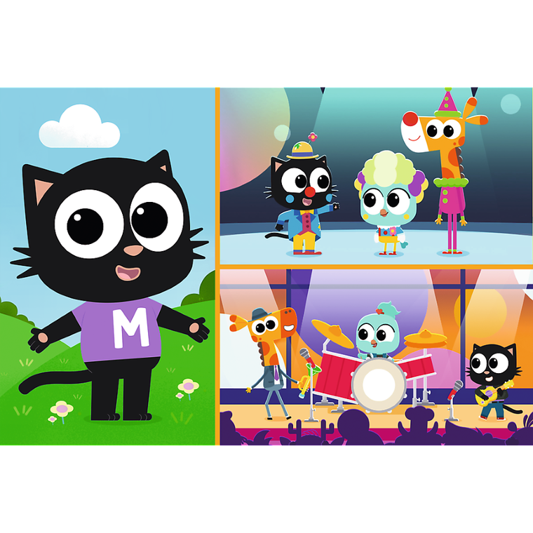 Trefl, Przygody małego Kotka Milo, puzzle maxi, 24 elementy