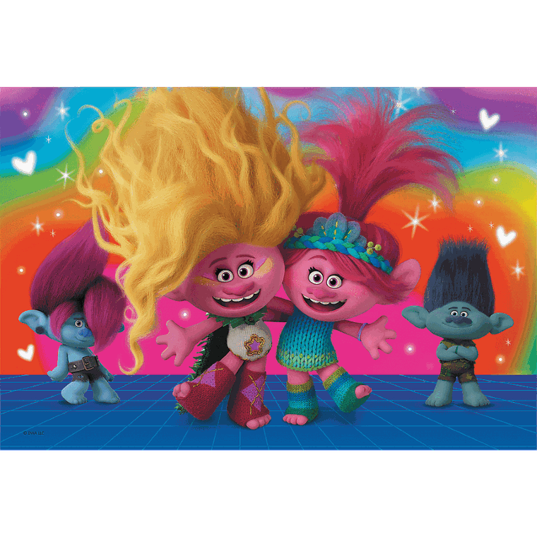 Trefl, Przyjacielskie Trolle, puzzle, 60 elementów