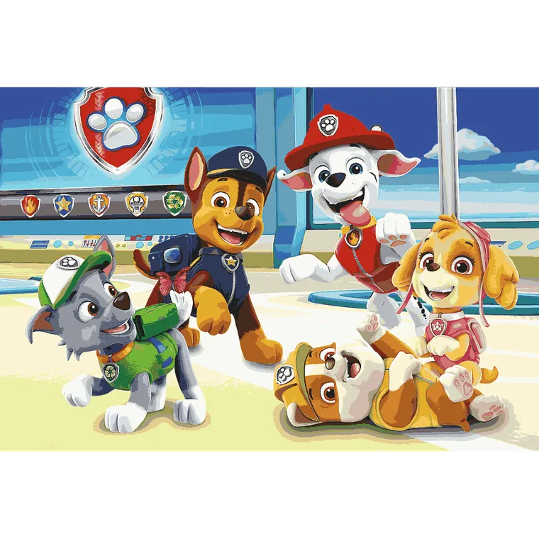 Trefl, Psi Patrol, W świecie Piesków, puzzle, 60 elementów